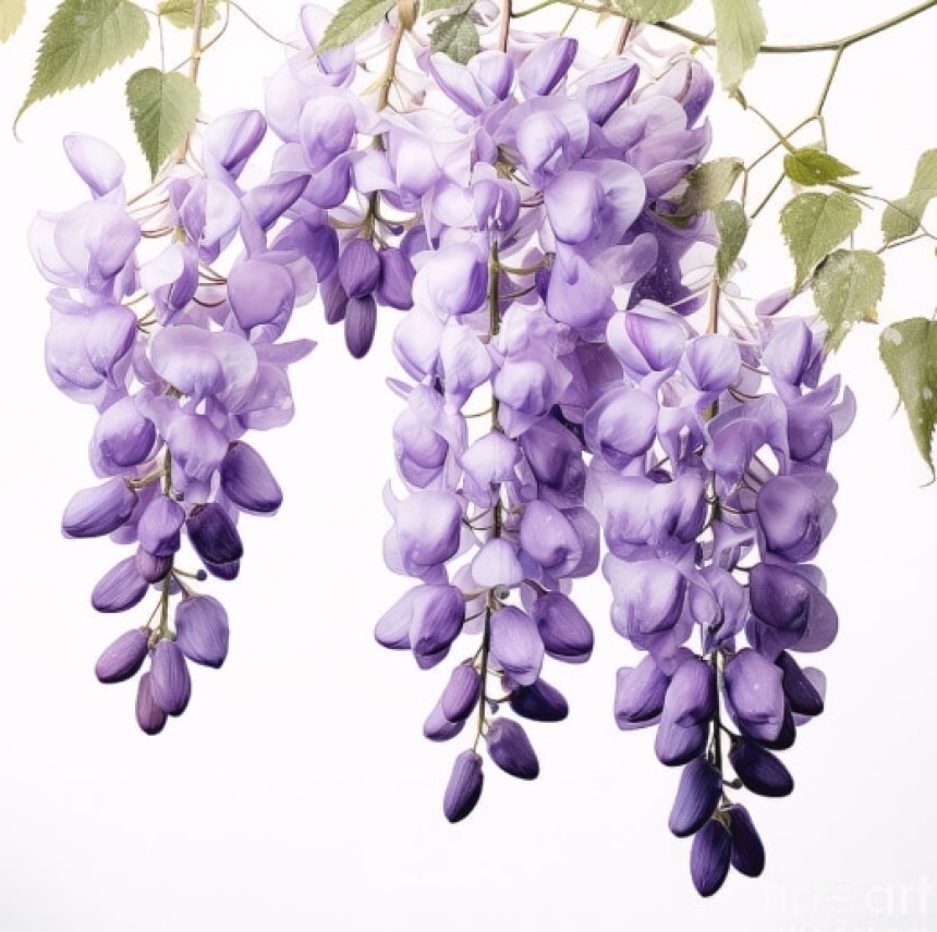 Botanical Drawing with Colored Pencils - Wysteria