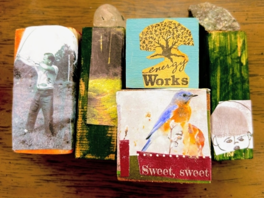 Collage - Decoupaging Blocks & Boxes